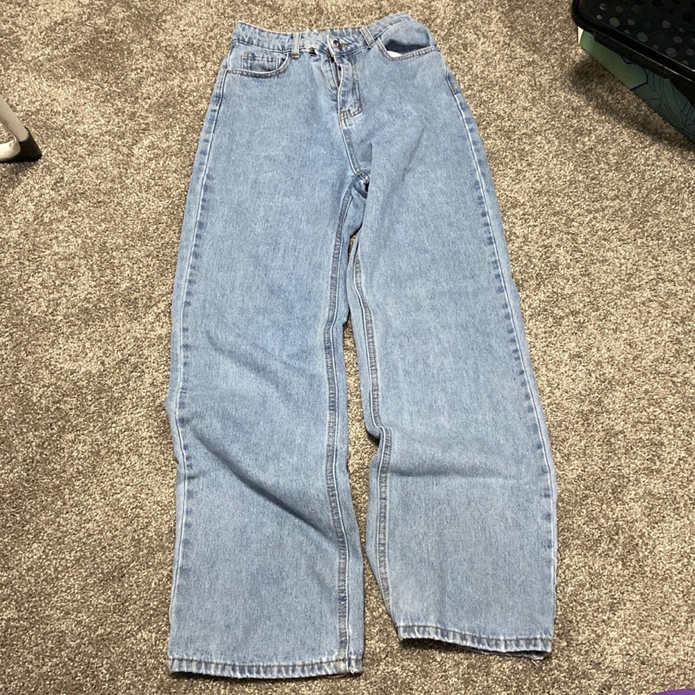 Shein wide legged jeans